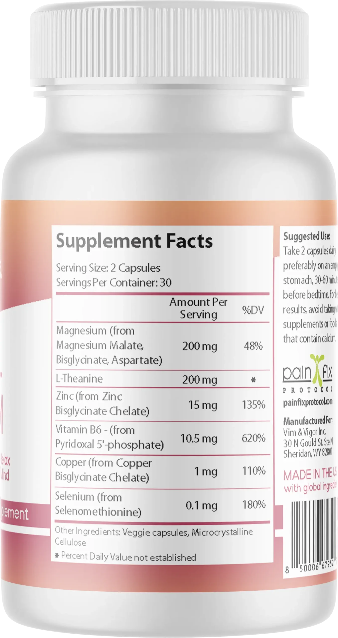 Real-Calm-Supplement-Facts